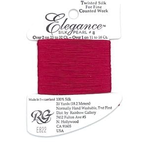 E822- DARK RED