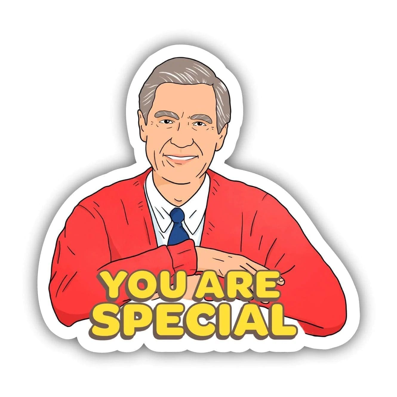 You Are Special Sticker Radish Roots Needlepoint