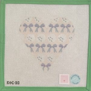 Golf Ball Heart-18 Mesh 5 3/8" x 5 1/4"