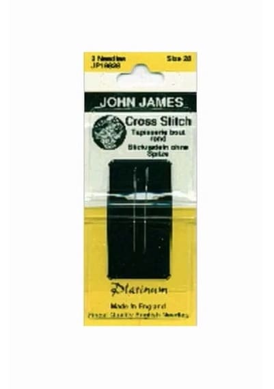 John James Needles- Platinum Tapestry Hand Needles-Size 28 2/Pkg