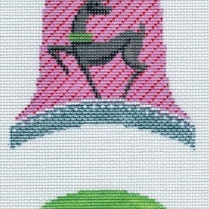 Dimensional Bell Reindeer-3.5 " x 4" 18 Mesh