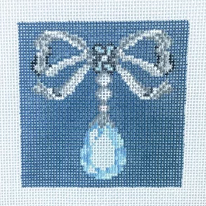 Diamond Drop Gemstone for 3" x 3 "