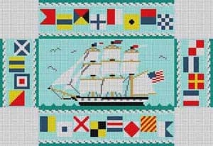 Nautical Brick Cover -8.5 x 12.5" - 13 Mesh