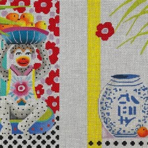 Monkey w/Fruit Glasses Case- 7 1/8" x 3 5/8" Each- 18 Mesh