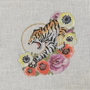 Tiger Flowers-4" x 5"- 18 Mesh