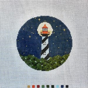 Saint Augustine Lighthouse-A001- 4.5" Round- 18 Mesh