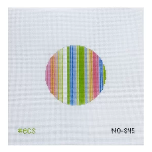 Stripes 4" Round-18 Mesh