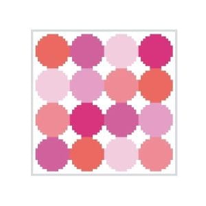 Pink Grid 5"- 13 Mesh