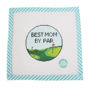 Best Mom by Par -18 Mesh 4" Round
