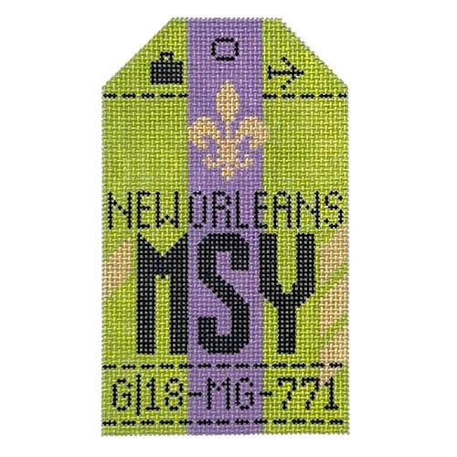 New Orleans Radish Roots Needlepoint