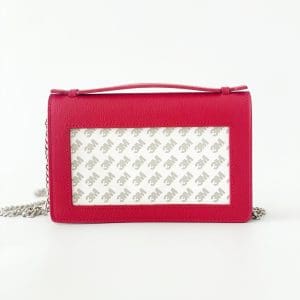 Self-Finishing Everyday Clutch - Ruby Red