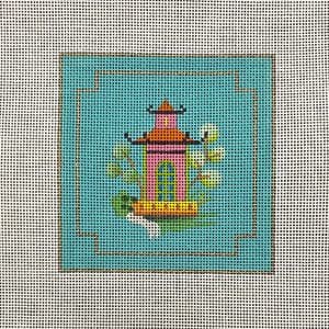Pagoda Coaster - 4" Square- 18 Mesh