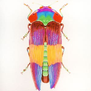 Big Bug Rainbow - 16 x 16" - 13 Mesh