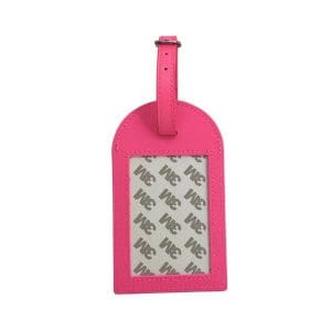 Self-Finishing Bag Tag - Hot Pink