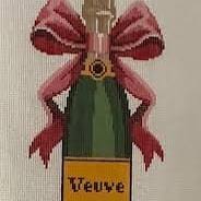 Red Bow Veuve Bottle