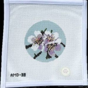 Almond Tree - Flowers of the Bible -18 Mesh 4" Round