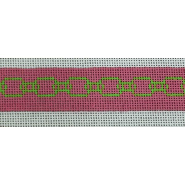 Green Chain On Pink - Sunglass Strap-KKSGS7
