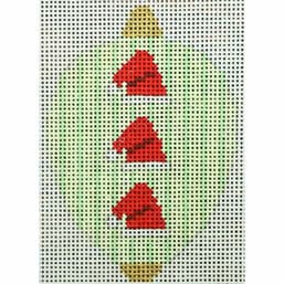 Bauble Gold Tb Santa Hats -KKO218M-2.5x3.5 - 18M