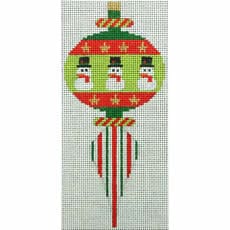 Round With Pinpoint Bars Snowman-KKO218Y-2.5x6 - 18M
