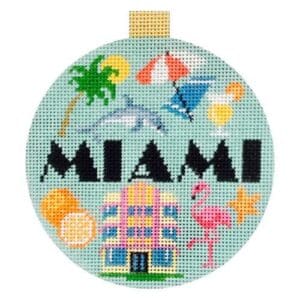 KB 1261-Travel Round-Miami- 4" Round- 18 Mesh