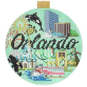 KB 1447-Travel Round-Orlando- 4" Round- 18 Mesh