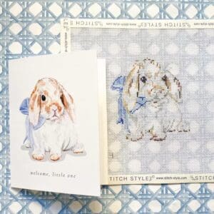 Bunny with Blue Bow-18 Mesh