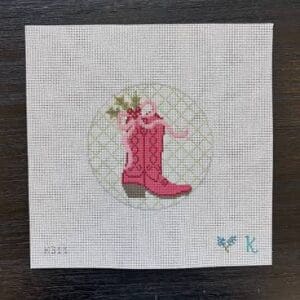 Cowboy Boot and Bow - 18 Mesh