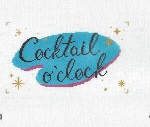Cocktail O'Clock Sign 13 mesh