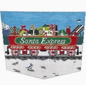 Christmas Tree Car Stocking Topper - 13 mesh