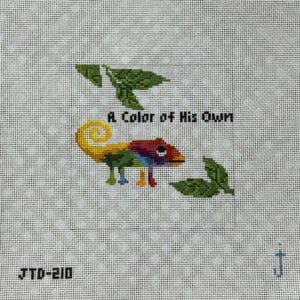 A Color of His Own - 4.5" x 4.5"- 18 mesh