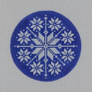 Blue Nordic Snowflake-4 Dia-18 m