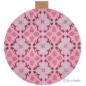 KB 1469-Florentine Bauble-Fuchsia- 4" Round -18 Mesh