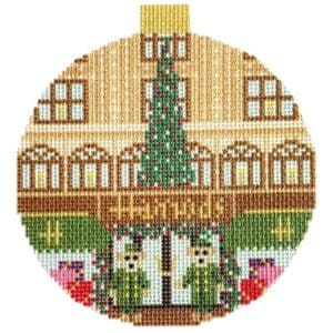 Harrods-London Storefront- 4" Round- 18 Mesh