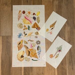 Seashell Tote-14" x 31" and 5" x 11"-13 Mesh