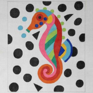 Seahorse Dots-12" x 14"-13 Mesh