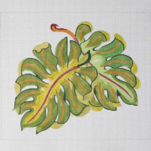 Two Leaves-13" x 11"-13 Mesh