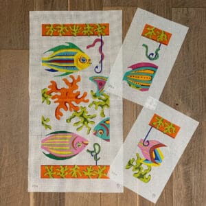 Three Fish Hobo-12" x 27" and 5" x 11"-12 Mesh