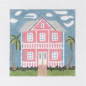Pink House Mini-4" Square-13 Mesh