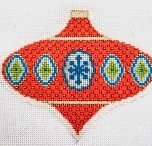 MCM Ornament - Red Saucer-18 Mesh
