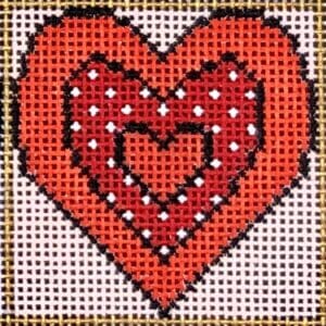 In My Heart 3 x 3 Insert-18 Mesh