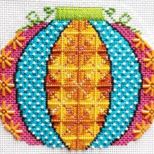 Pumpkin Patchwork Mini - Argyle-18 Mesh