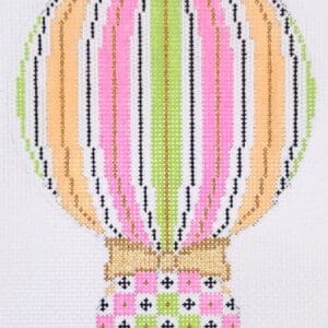 Merry All Over in Pastel - Stripe Orn.-18 Mesh