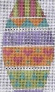 Tickled Pink - Fancy Candy Stripe Teardrop-18 Mesh