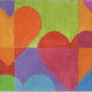 Floating Hearts 3 x 6 Insert-18 Mesh
