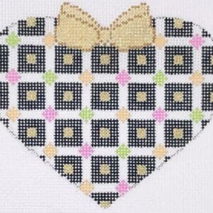 Merry All Over in Black - Heart-18 Mesh