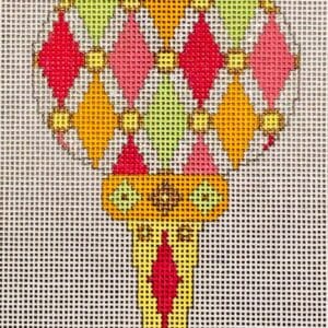 Colors of Christmas Orn. - "Tropical" Finial-18 Mesh