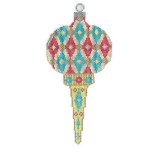 Colors of Christmas Orn. - "Seashore" Finial-18 Mesh