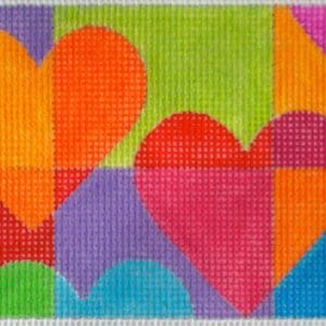 Floating Flowers Checkbook/Wallet-18 Mesh