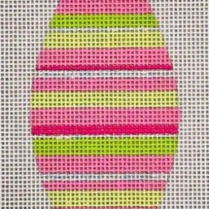 Colors of Christmas Orn. - "Preppy" Teardrop-18 Mesh
