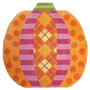 Pumpkin Patchwork - Argyle-18 Mesh
